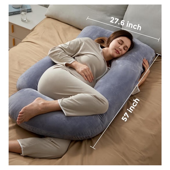 Momcozy Pregnancy Pillows for Sleeping, U Shaped Full Body Maternity Pillow - Picture 3 of 5